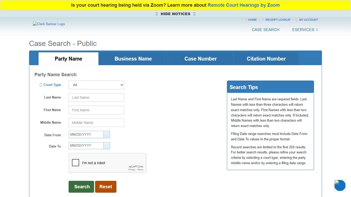 Case Search - Public - Broward County Clerk of Courts